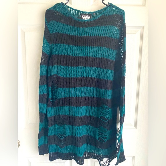 Killstar Sea Punk Knit Sweater - Picture 2 of 3